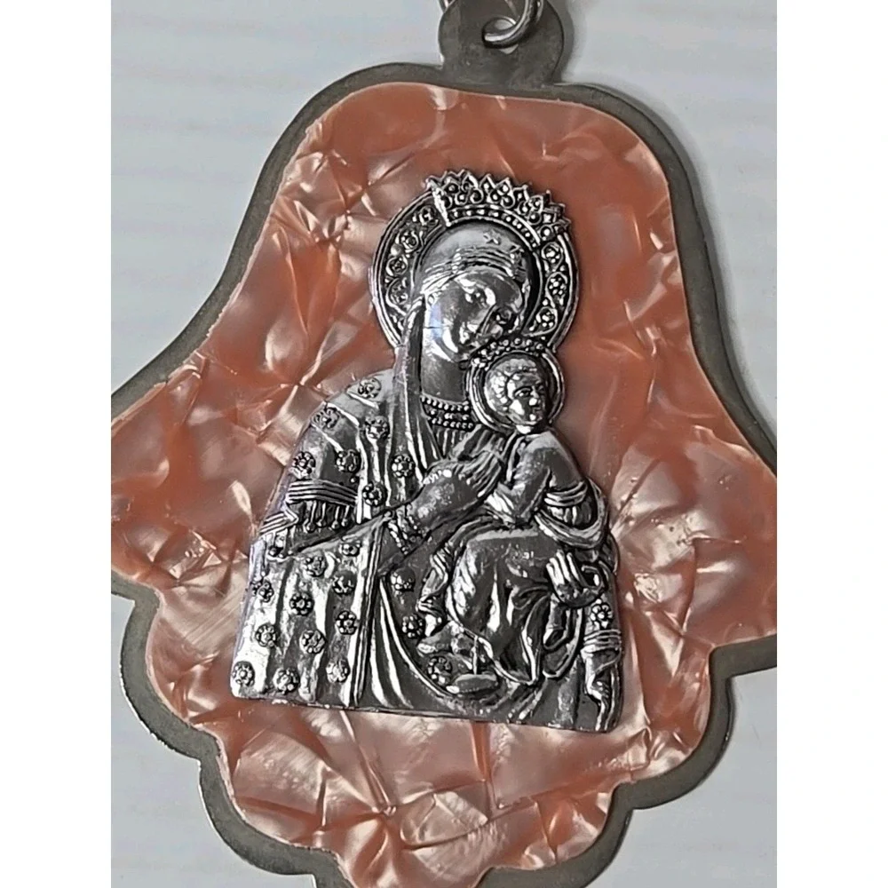 Virgin MARY Baby JESUS Vintage Greek Orthodox‎ 4